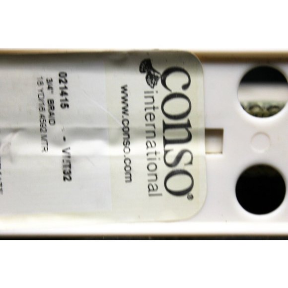 CONSO TRIM 021415 VNT19 Olive, Gold, Burgundy  3/4″ wide Woven Rope Twist Braid - Picture 6 of 9